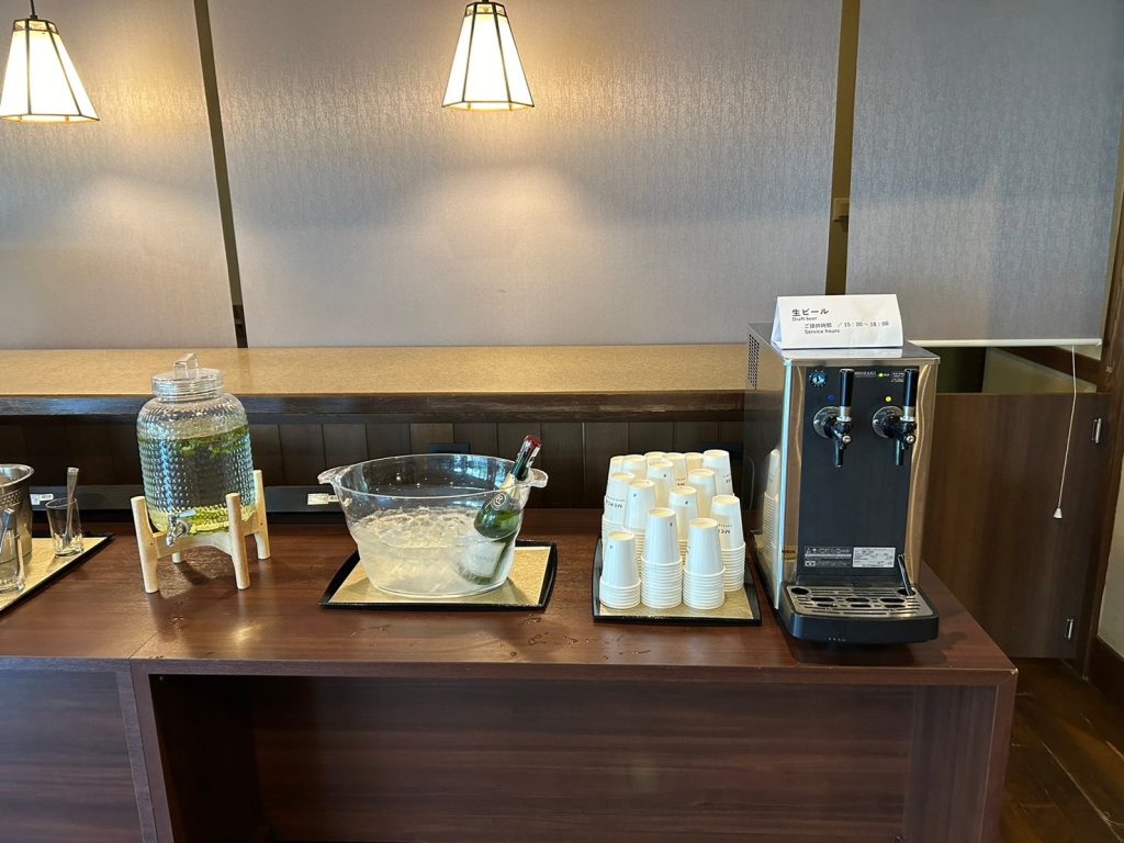 メルキュール富山砺波リゾート＆スパのドリンクサービス