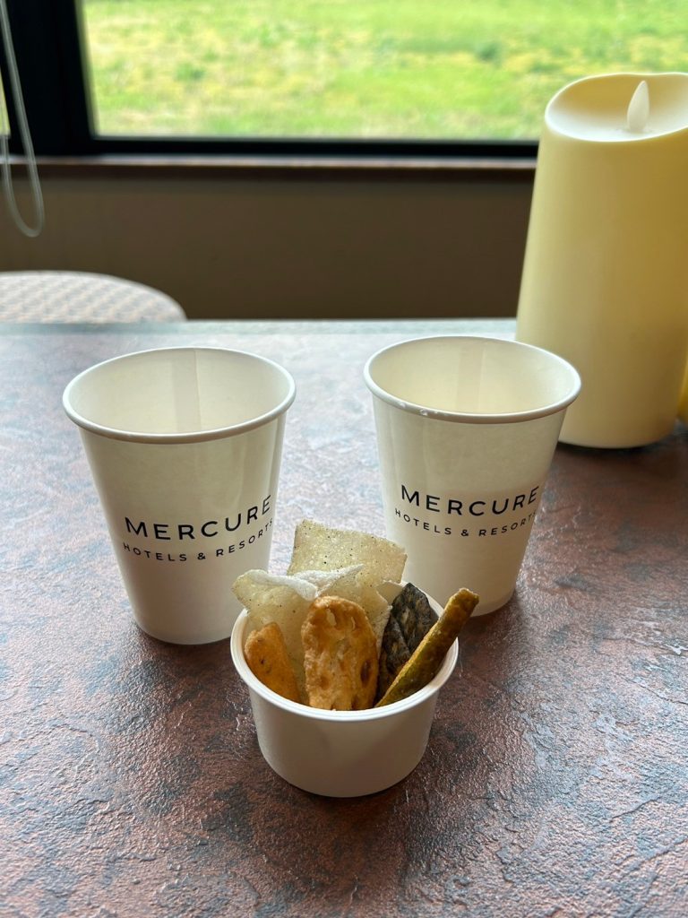 メルキュール富山砺波リゾート＆スパのラウンジで飲食